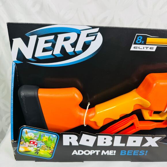 Nerf Roblox Adopt Me! Bees! Lever Action Dart Blaster Gun *Includes Virual Code - Picture 6 of 10